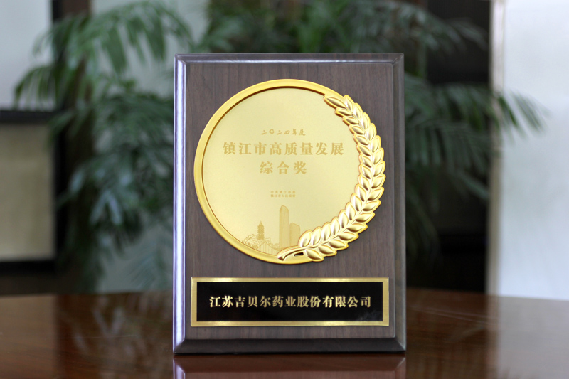 【喜訊！88858cc永利官網藥業榮獲2024年度“鎮江市高質量發展綜合獎”】的配圖